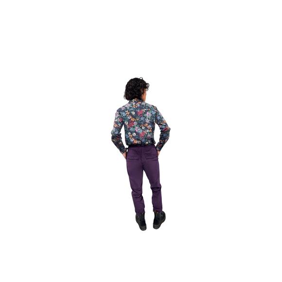 Wildfang Empower Velvet Trousers Black Dress Pants Size Small - Picture 2 of 6